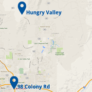 Our Hungry Valley and Reno locations