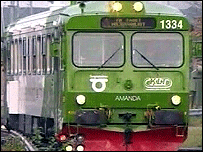 The Swedish train 'Amanda'