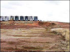 Commercial oil field wastewater disposal
facility in Campbell County, Wyoming
after remediation of the oil pit.
USFWS Photo by Pedro Ramirez, Jr.