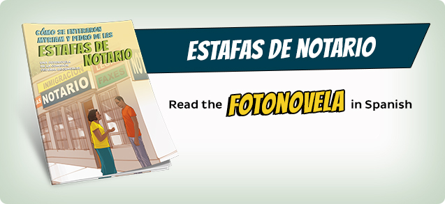 Estafas de notario, Read the fotonovela in Spanish