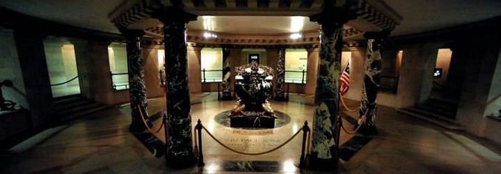 The crypt of John Paul Jones as it appears today at the U.S. Naval Academy