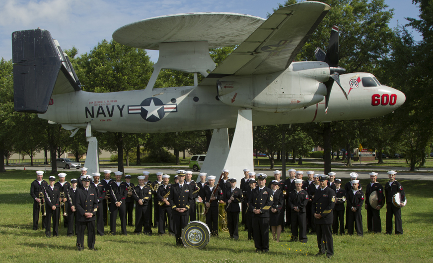 2013 photo of the Wind Ensemble, U.S. Fleet Forces Band. U. S. Navy photo.