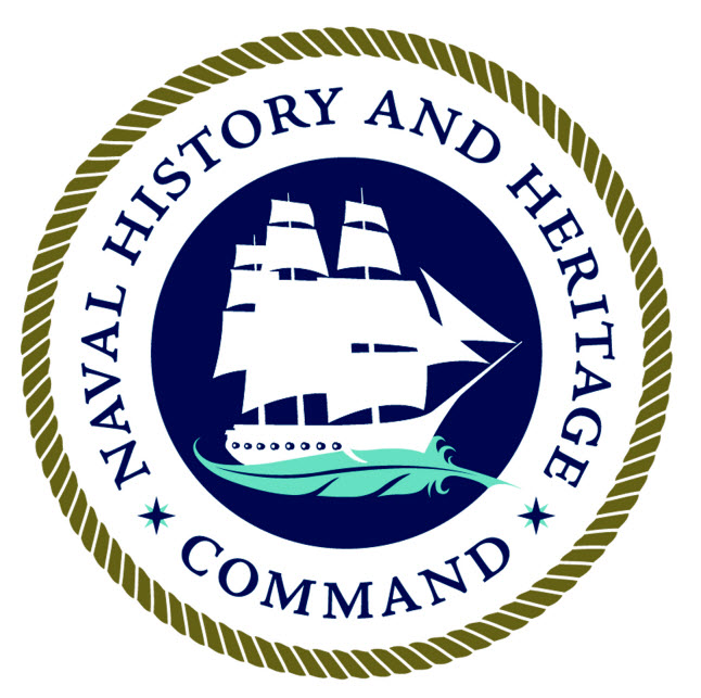 Official U.S. Navy file photo of Naval History and Heritage Command's logo.
