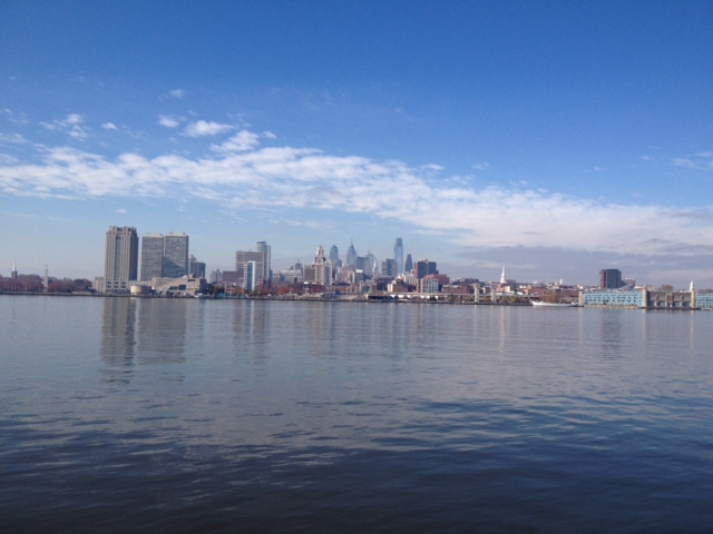 A view of Philadelphia from Camden