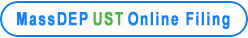 Image of MassDEP UST Online Filing login button