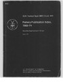 Fishery publication index, 1965-74