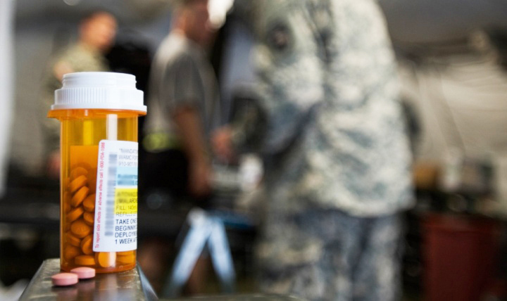 The antimalarial medication Malarone was issued to service members deployed to West Africa in support of Operation United Assistance (U.S. Army photo by Staff Sgt. V. Michelle Woods)