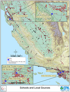 schools and local sources (TRI)