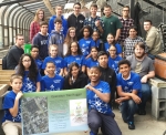 Students participating in the NEED Project at Scituate High and Calcutt Middle Schools planted 14 trees in Central Falls, Rhode Island. Photo Courtesy | Rhode Island Public Schools
