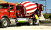 Photo of a concrete mixer