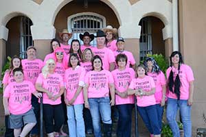 Clay County USDA Service Center employees rally around their comrades fighting cancer.