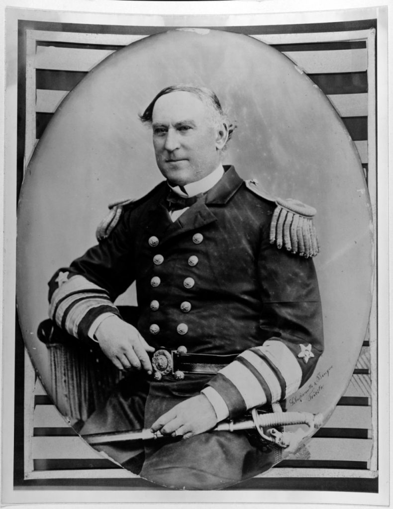 David G. Farragut. Original Creator: Sebastianiette and Bengue of Trieste, photographers. Image courtesy of NHHC.