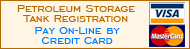 Link opens the Storage Tank Regulation Main Page to Pay Tanks Registration On-Line by Credit Card