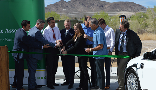 First Operational Nevada Electric Highway Charging Station