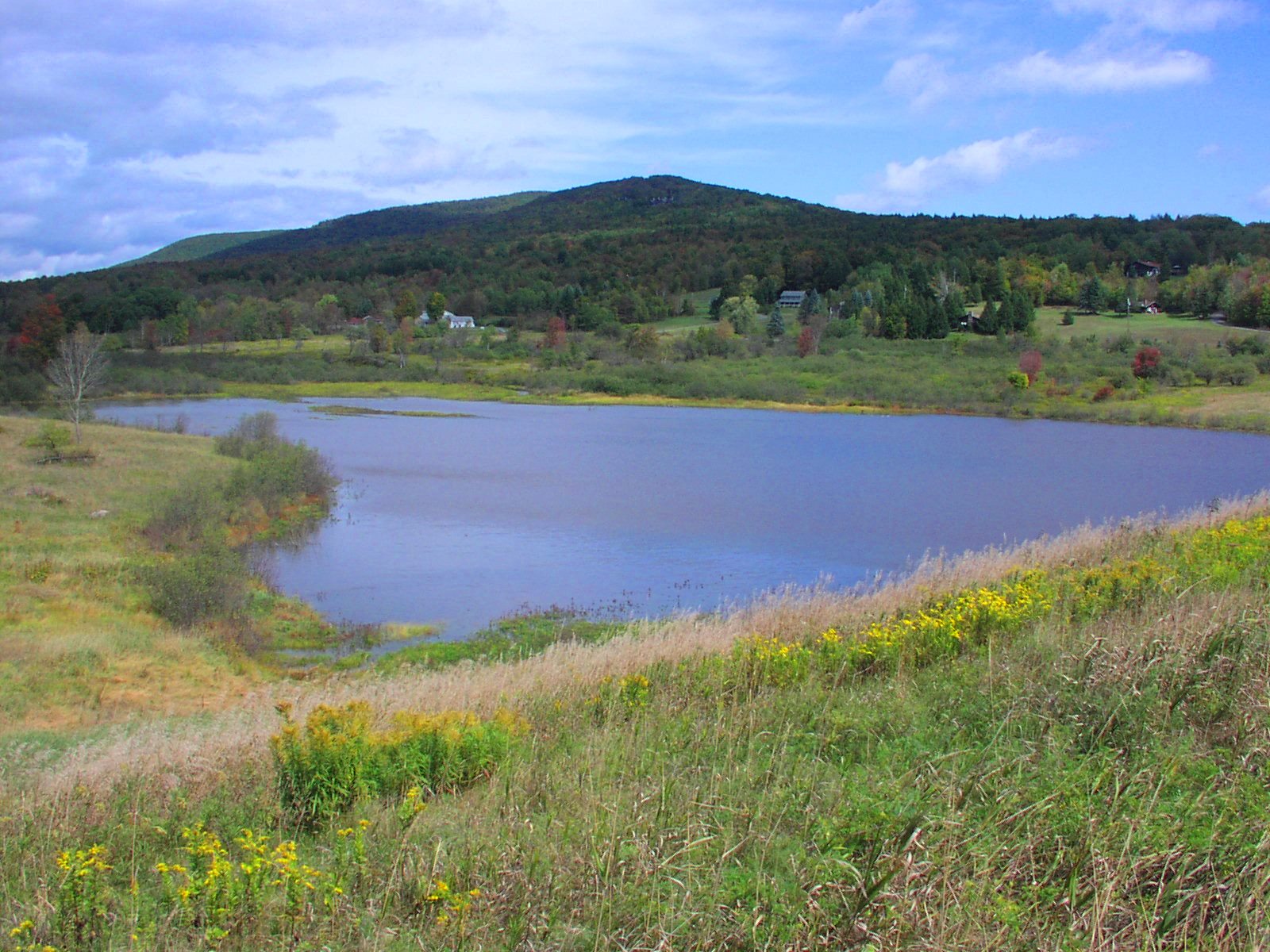 One of many floodwater control dams in New York State