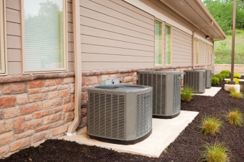 Central air conditioners circulate cool air through a system of supply and return ducts. | Photo courtesy of Â©iStockphoto/DonNichols.