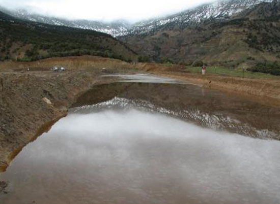 Earthen pit. Credit: USFWS.