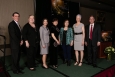 Awardees and distinguished guests at PNNL’s Pathway to Excellence Celebration are (left to right) Jud Virden, Associate Laboratory Director, Energy and Environment, Malin Young, Deputy Director for Science and Technology, Jetta Wong, Director for the Office of Technology Transitions, Shari Li, Distinguished Inventor of Battelle, 2016, Zimin Nie, PNNL's Inventor of the Year, 2016 Wendy Bennett, Distinguished Inventor of Battelle, 2016 and Steve Ashby, PNNL Director. 