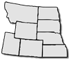 Graphic button showing the 8 state mountain prairie region