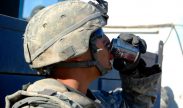 Spc. Kyle Lauth, of Calverton, N.Y., sips an energy drink in preparation for a dismounted patrol through the Hussaniyah town of the Istaqlal Qada, Dec. 29, 2008. Lauth is an infantryman with Company A, 1st Battalion, 27th Infantry Regiment "Wolfhounds," 2nd Stryker Brigade Combat Team "Warrior," 25th Infantry Division, currently attached to 3rd Brigade Combat Team, 4th Infantry Division, Multi-National Division - Baghdad.
