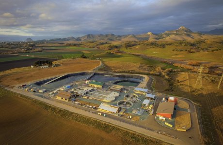 Wastewater treatment facility in Los Osos, Calif. 