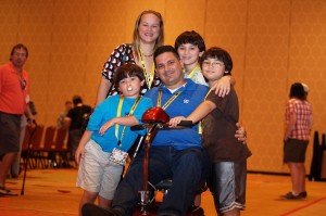 Veteran Carlos Labarca-Cruz and his Family