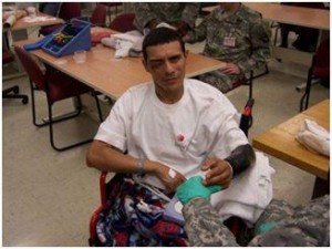 SFC Palacios recovered at a WTU at Walter Reed National Medical Center in Maryland from 2006-2008.