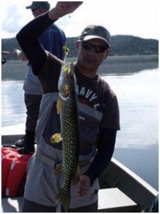 “I try to stay as active as possible,” said SFC Palacios, who participated in a fishing trip in Alaska in 2008.