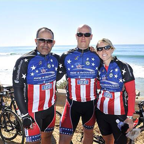 “AW2 can change people's lives," said AW2 Soldier and current staff member Staff Sgt. Jorge Haddock-Santiago, pictured far left on a ride in Big Sur, California in 2011.