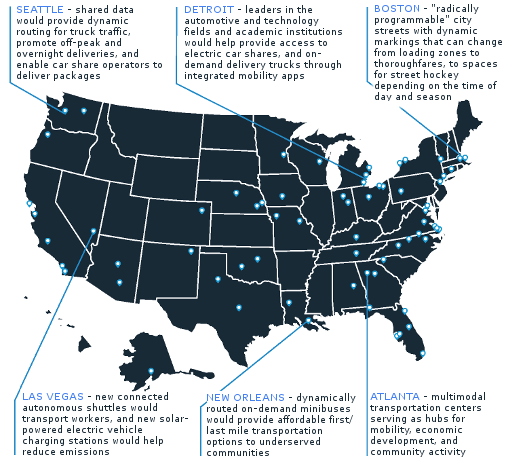 Map of 78 applicants