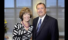 NCUA Board Member Metsger (right) and National Association of State Credit Union Supervisors President and CEO Mary Martha Fortney (left) take a moment for the camera at the NCUA swearing-in reception.