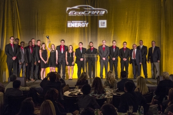 The Ohio State University won year two of the four-year EcoCAR 3 Competition. |  Photo by Advanced Vehicle Technology Competition 