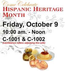 Interactive Graphic - click to see the multimedia production of our Hispanic Heritage Month celebration