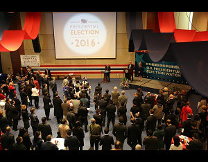 Embassy Hosts U.S. Presidential Election Watch Event 