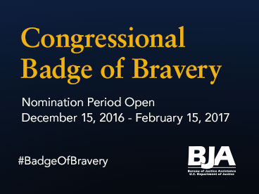 2016 Congressional Badge of Bravery Nominations