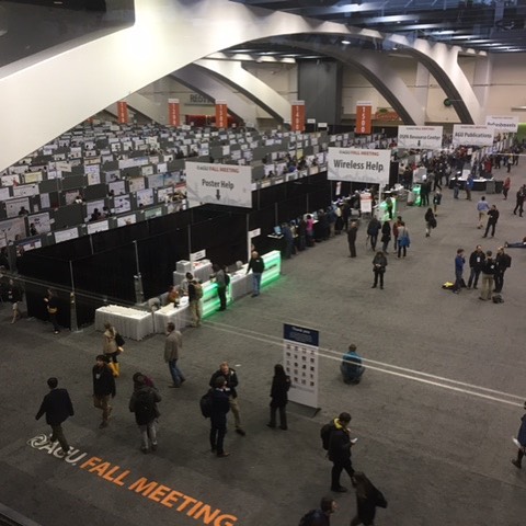 There's definitely a sea of posters at #AGU2016! Tens of thousands of science enthusiasts--including PNNL--were there participating and taking it all in!