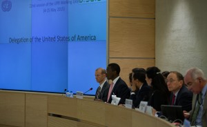 The second Universal Periodic Review of the United States took place on May 11, 2015. The U.S. report was made public in February 2015 and is available via the State Department website: http://www.state.gov/j/drl/upr/2015/index.htm. The United States was represented by a large, senior multi-agency delegation jointly headed by Ambassador Keith Harper, U.S. Representative to the Human Rights Council, and Mary McLeod, Acting Legal Adviser to the U.S. Department of State. Statements by the U.S. Delegation: https://geneva.usmission.gov/category/human-rights/upr-of-the-united-states/ U.S. Mission Photo/Eric Bridiers