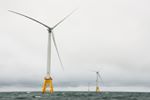 'Block Island Wind Farm off the coast of Rhode Island is America's first offshore wind farm. | Photos by Dennis Schroeder, @[73775159896:274:National Renewable Energy Laboratory].'