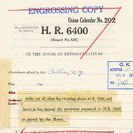 On the Record: Featured Documents of the House of Representatives