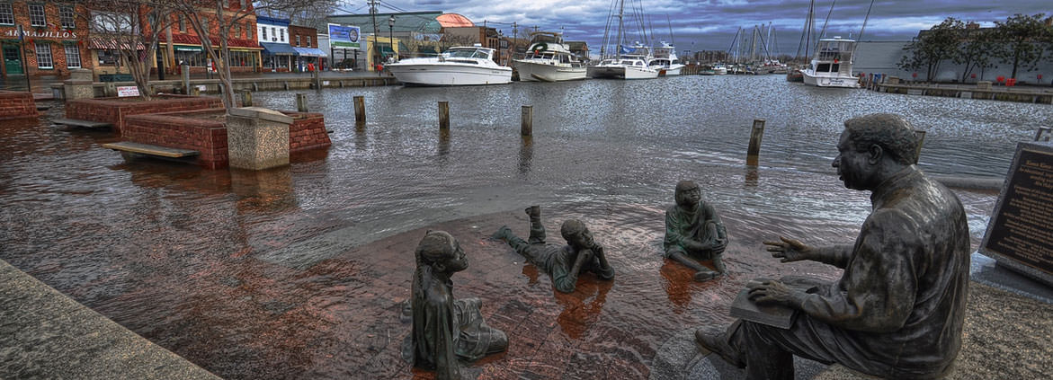 Annapolis, Maryland, pictured here in 2012, saw the greatest increase in nuisance flooding in a recent NOAA study. (Credit: With permission from Amy McGovern.)