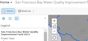 San Francisco Bay Water Quality Improvement Fund Projects Map