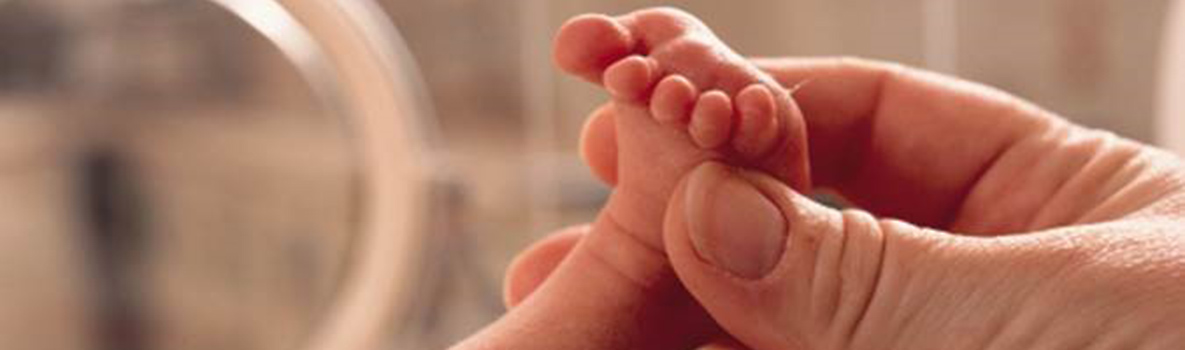 image of an infant's foot