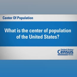 In this video, Dr. Robert M. Groves explains how data based on the Census helps to determine the center of population.