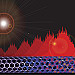 Efficient energy transport in photovoltaic carbon nanomaterials