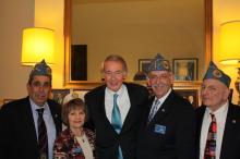 Senator Markey with MA Jewish War Veterans 