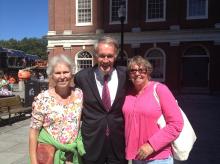 With constituents in Boston
