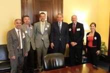 Senator Markey meeting with representatives from the Human Rights Campaign