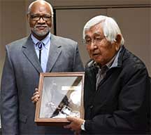  gives WMAT award to Chairman of the White Mountain Apache Tribe  