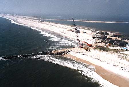 Westhampton during initial construction