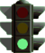 Green OK Traffic Light picture